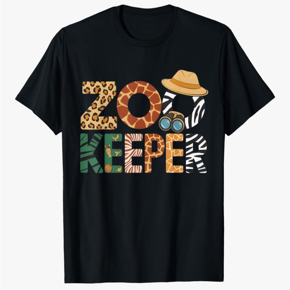 Wildlife Adventure Black T-Shirt